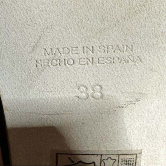 Free People Wythe Platform Heels Women's 7.5 38 Black Block Heel Open Toe - Picture 6 of 10